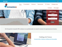 Tablet Screenshot of formaciona.es